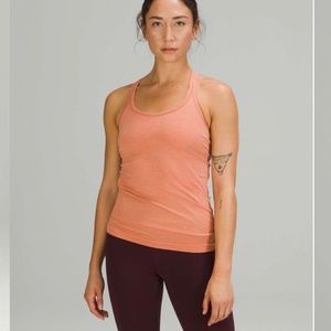 Lululemon Ebb to Street Tank Top Pink Savannah